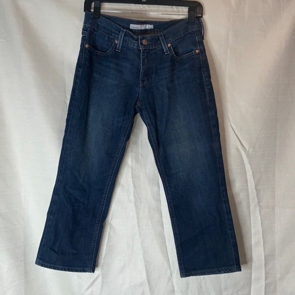 Old Navy Dark Blue Cropped Jeans Capris